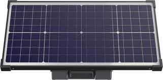 Patriot SG3500 solar fence charger with large solar panel and black frame