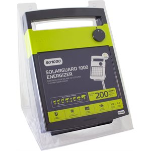 PATRIOT SOLARGUARD 1000 SOLAR POWERED FENCE CHARGER 40 MILES / 140 ACRES | FREE SHIPPING AND FENCE TESTER - Speedritechargers.com