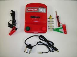 CASE OF 5 SPEEDRITE 2000 DUAL POWERED 110V/12V ENERGIZERS | 2 JOULE | FREE U.S.A. SHIPPING AND FENCE TESTER - Speedritechargers.com