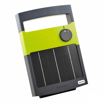 PATRIOT SOLARGUARD 150 SOLAR POWERED FENCE CHARGER 10 MILES / 40 ACRES | FREE SHIPPING AND FENCE TESTER - Speedritechargers.com